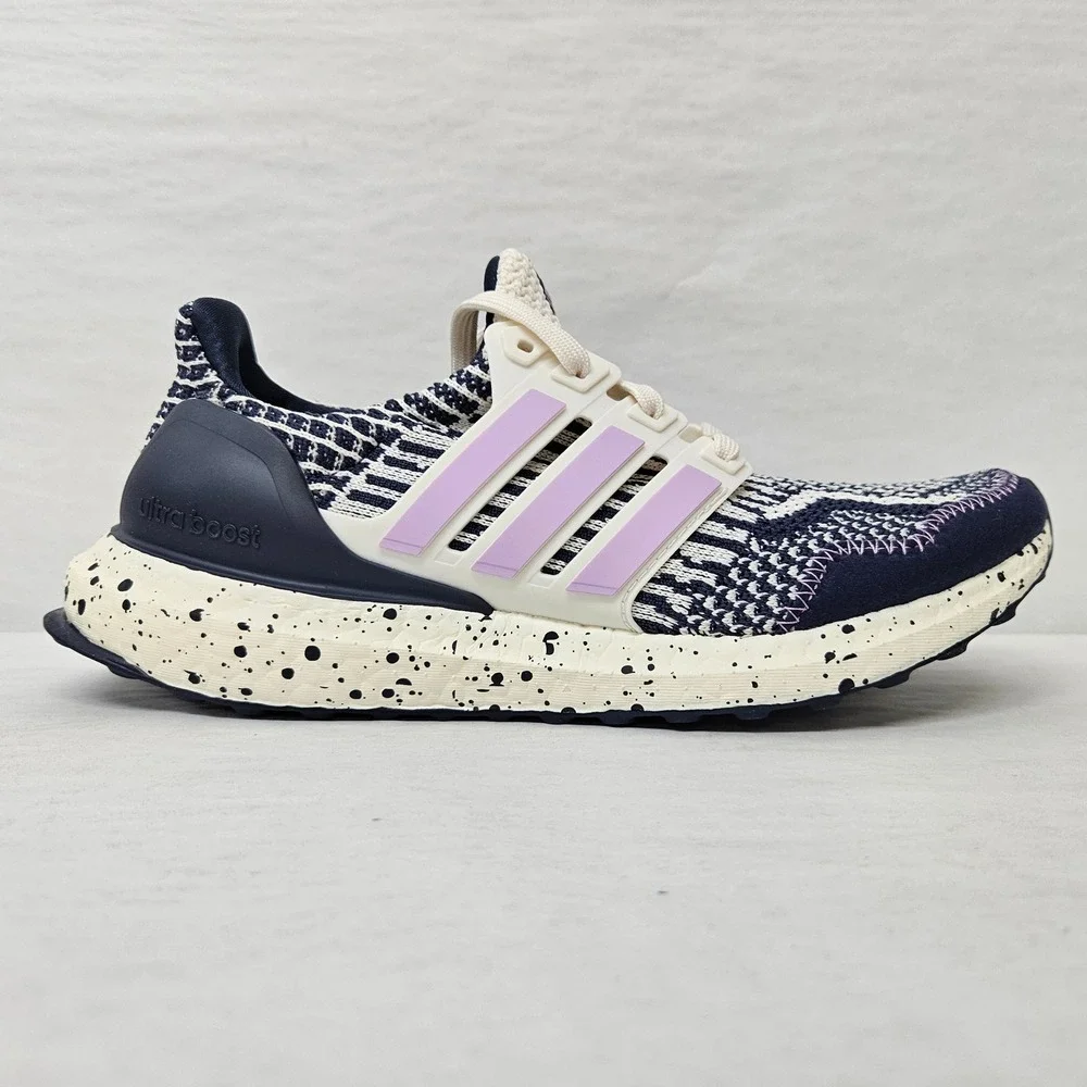 Adidas Ultraboost 5.0 DNA W Running Shoes GV8736 Navy White Purple Womens Size 6